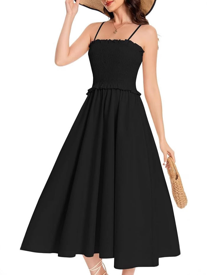 Damen Maxikleid mit schmeichelhaftem Taillendesign Drune