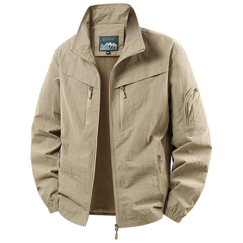 Herren Leichte strategische Outdoor-Jacke