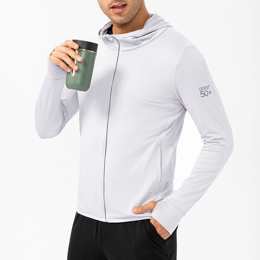 Herren Sportjacke mit UV-Schutz und atmungsaktiven Einsätzen Drune