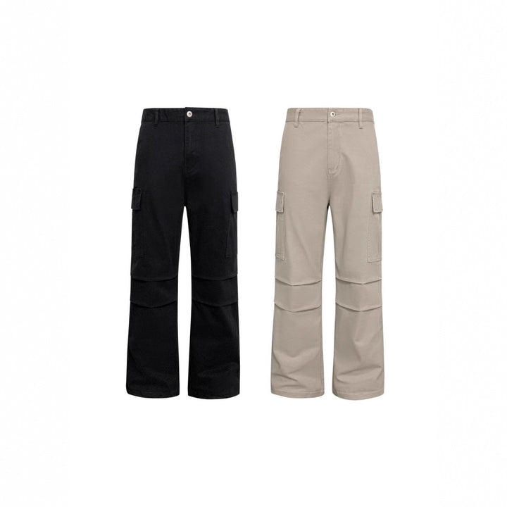 Herren Modische Cargo-Hose mit weiten Beinen Drune