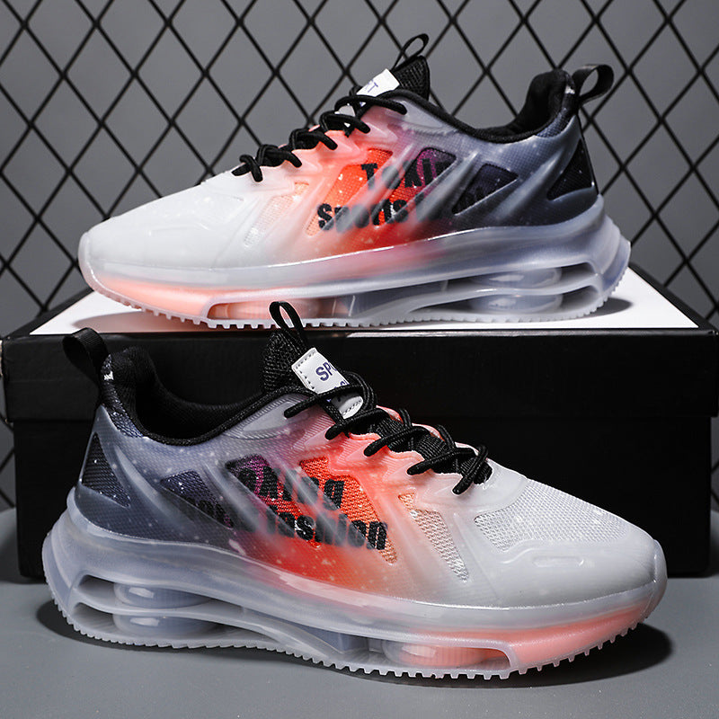 Herren Innovativer Laufsneaker mit sichtbarer Luftkissen-Zwischensohle und semi-transparenter TPU-Ummantelung Drune