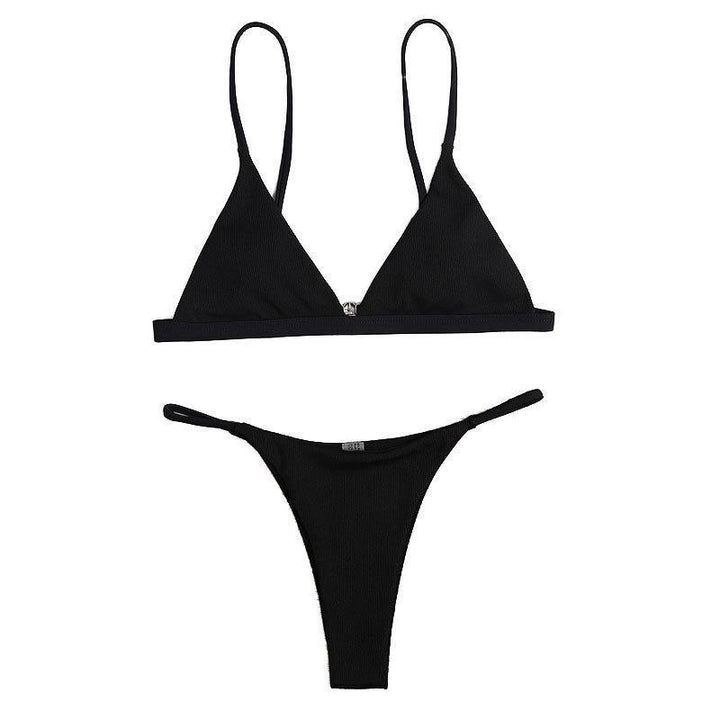 Damen Triangel-Bikini-Oberteil mit verstellbaren Trägern und schickem Design Drune