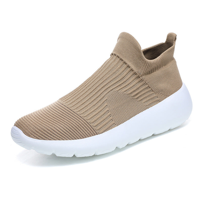 Unisex Elastischer Strick-Slipper mit nahtlosem Schaft und ergonomischer Leichtsohle Drune