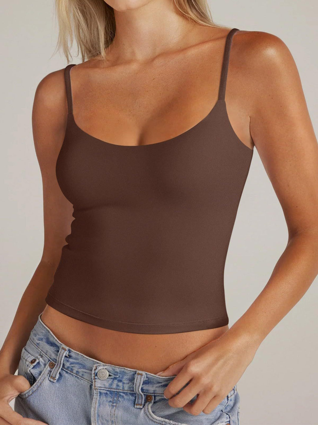 Damen Basic Tanktop Drune