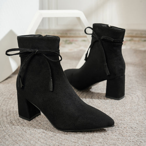 Damen Modische Kurzstiefeletten Drune