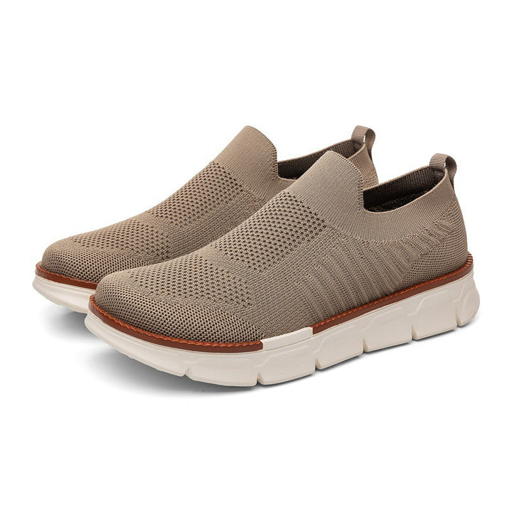 Herren Leichter Strick-Slip-On Sneaker mit Memory-Foam-Komfort und flexibler Profilsohle Drune