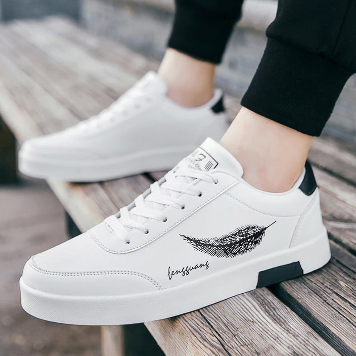 Damen Modische Sneakers mit markantem Feder-Design und sportlichem Komfort Drune
