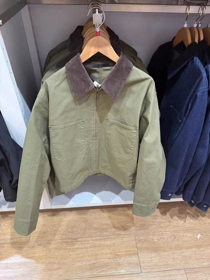 Damen Trendige Arbeitsjacke mit praktischen Brusttaschen Drune