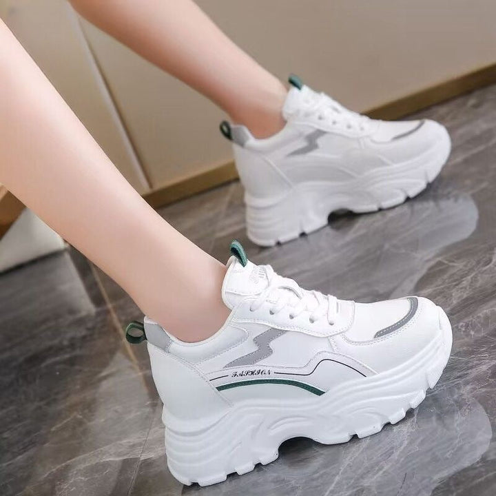 Damen Sportliche Sneakers mit elastischem Obermaterial und gepolsterter Sohle Drune