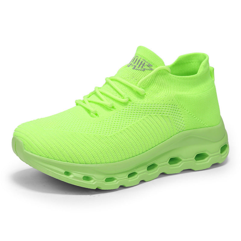 Unisex Atmungsaktive Strick-Sneaker mit sockenähnlichem Schaft und gedämpfter Luftsohle Drune