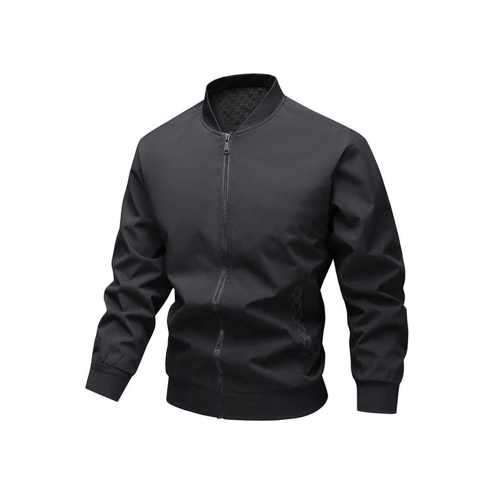 Herren Modische Übergangsjacke mit seitlichen Reißverschlüssen Drune