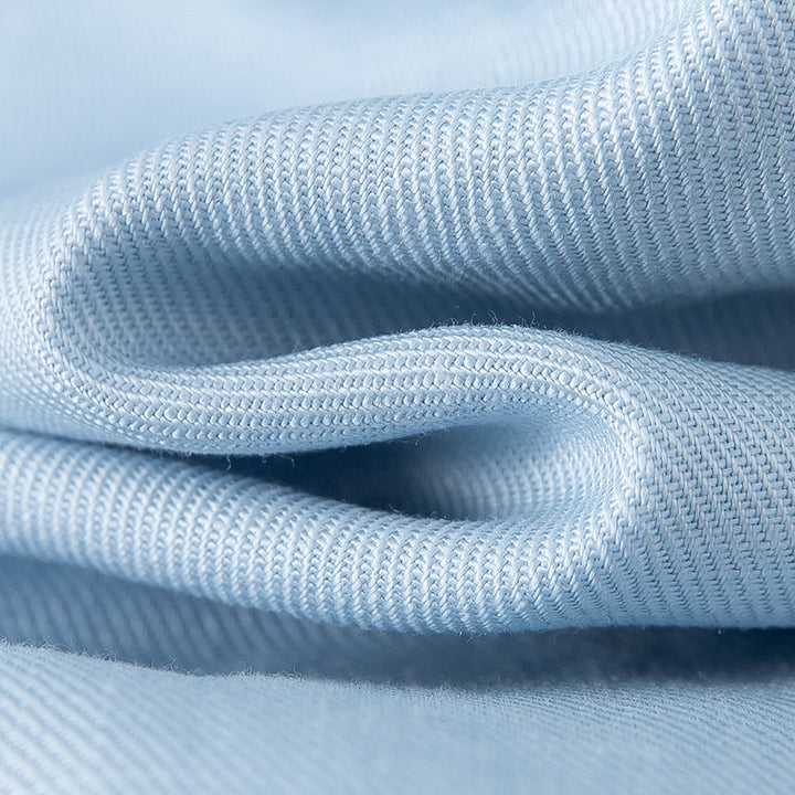 Damen weite Leinenoptik-Hose mit hoher Taille, Bügelfalte und elastischem Rückenteil Drune