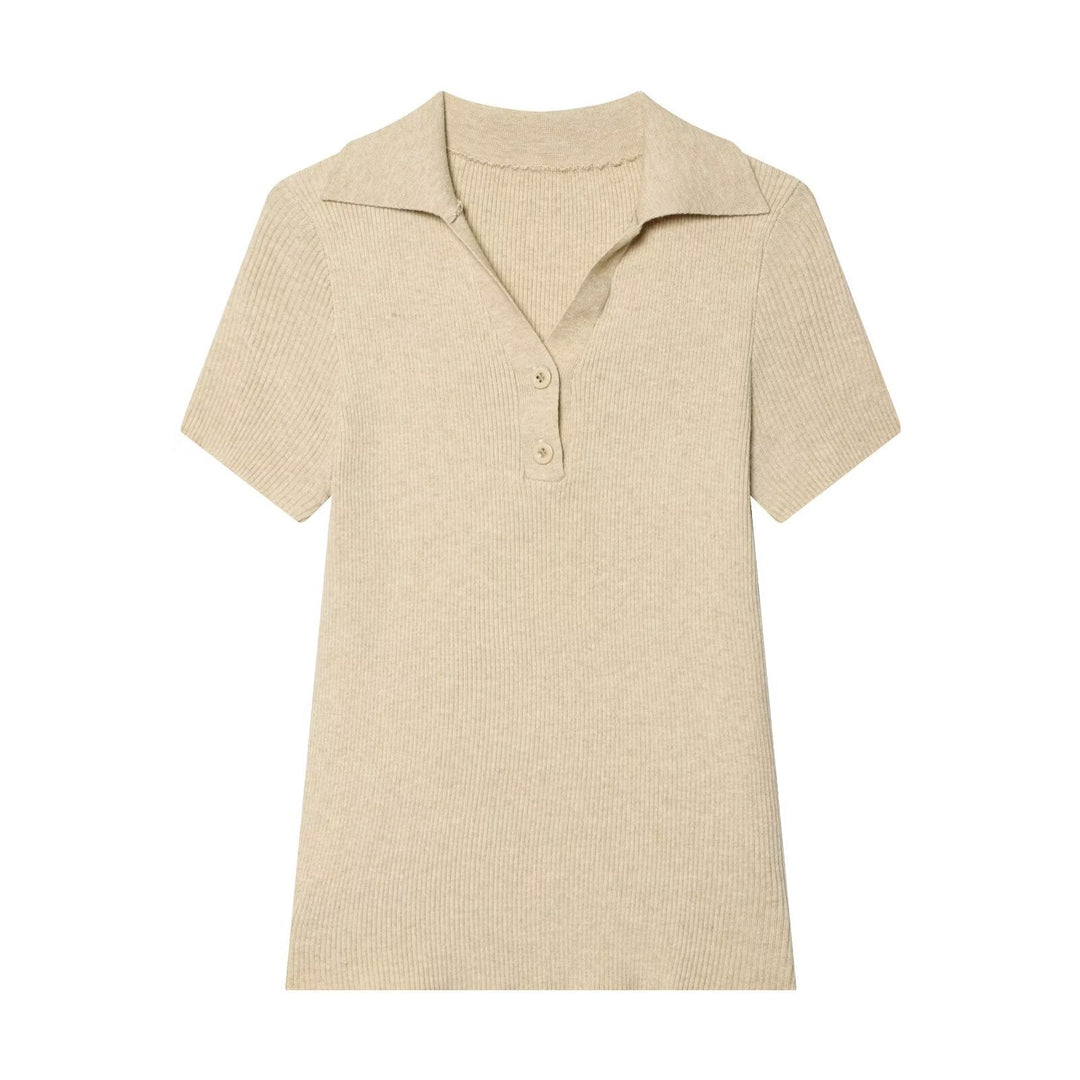 Damen Poloshirt mit strukturiertem Stoff und exklusivem Kragen Drune