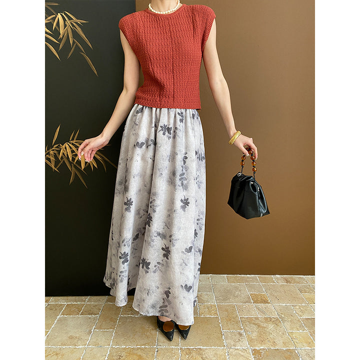 Damen elegantes Kurzarmshirt aus strukturiertem Gewebe Drune