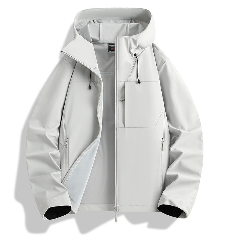 Herren Leichte und wasserdichte Outdoor-Jacke Drune