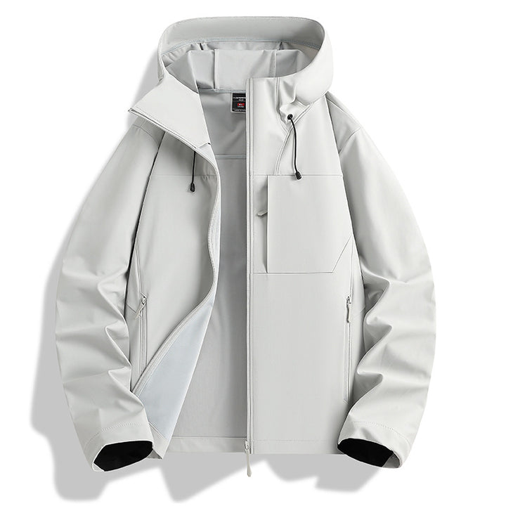 Herren Leichte und wasserdichte Outdoor-Jacke Drune