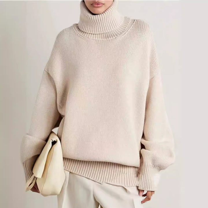 Damen modischer Rollkragenpullover Drune