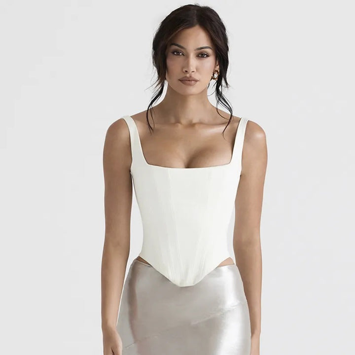 Drune | Fairy Pink Satin Longline Korsett