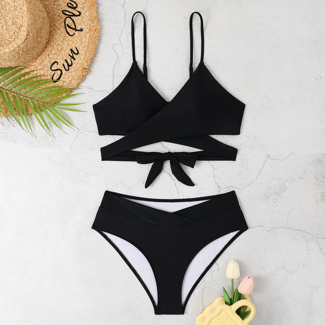 Damen Triangel-Bikini mit modischen Akzenten Drune