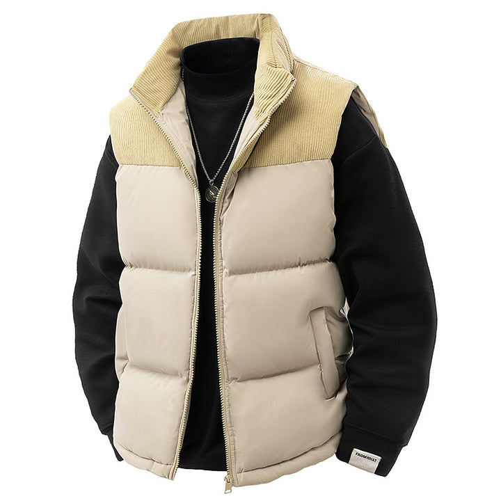 Herrenmode Steppjacke mit Kragen Drune