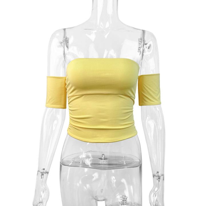 Damen Off-Shoulder Body mit figurbetonendem Schnitt Drune