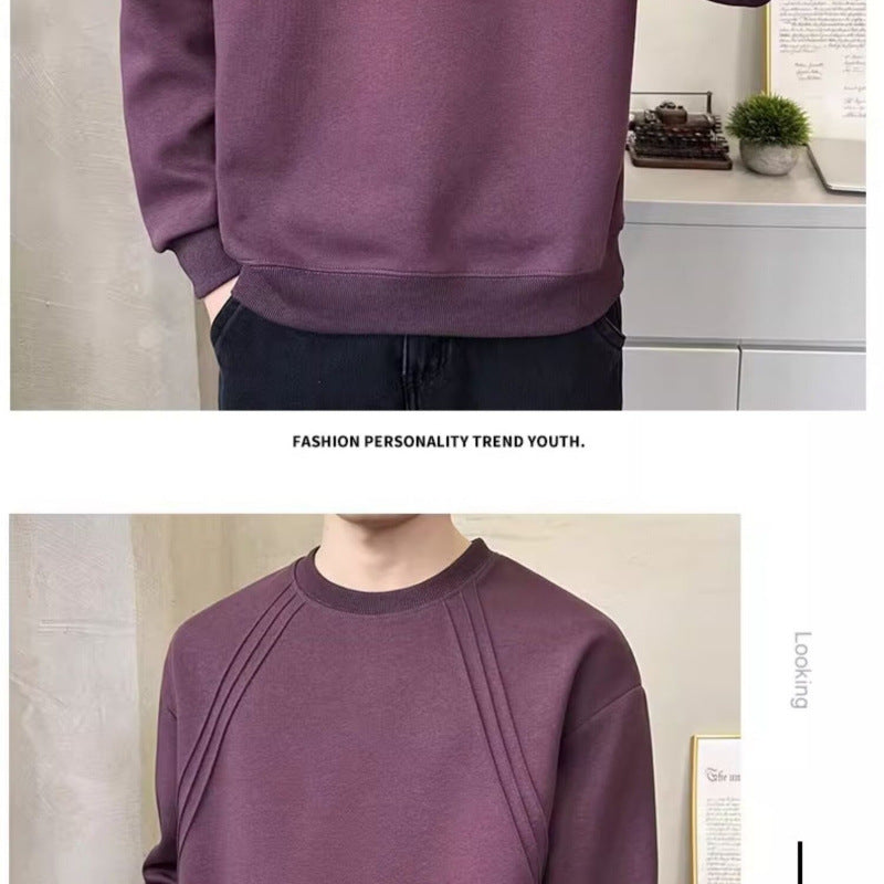 Herren Sweatshirt mit modernem Design und funktionalen Details Drune