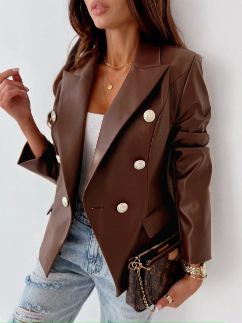 Damen Blazer mit doppelter Knopfleiste Drune