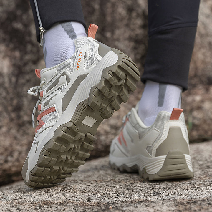 Herren nan robuster Trail- und Wandersneaker mit Multiterrain-Profilsohle, atmungsaktivem Meshoberteil und verstärkter Zehenkappe Drune