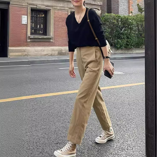 Damen Bequeme und elegante Chino-Hose Drune