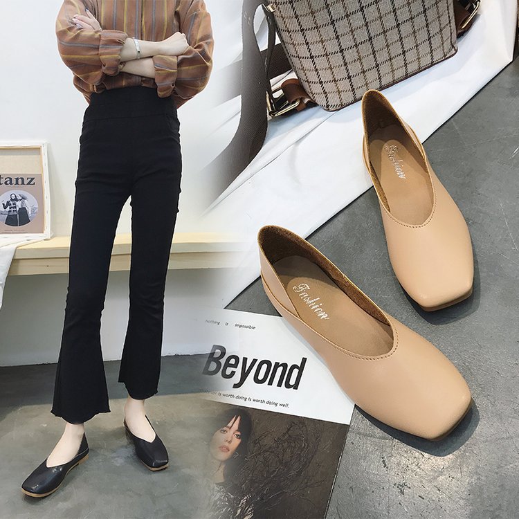 Damen Ballerinas mit zeitlosem V-Ausschnitt und flexibler Sohle Drune
