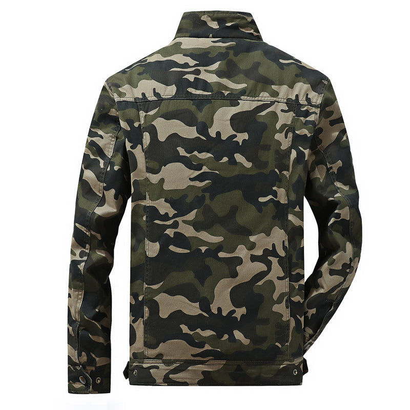 Herren Camouflage-Fieldjacke mit Sherpa‑Futter und multifunktionalen Utility‑Taschen Drune