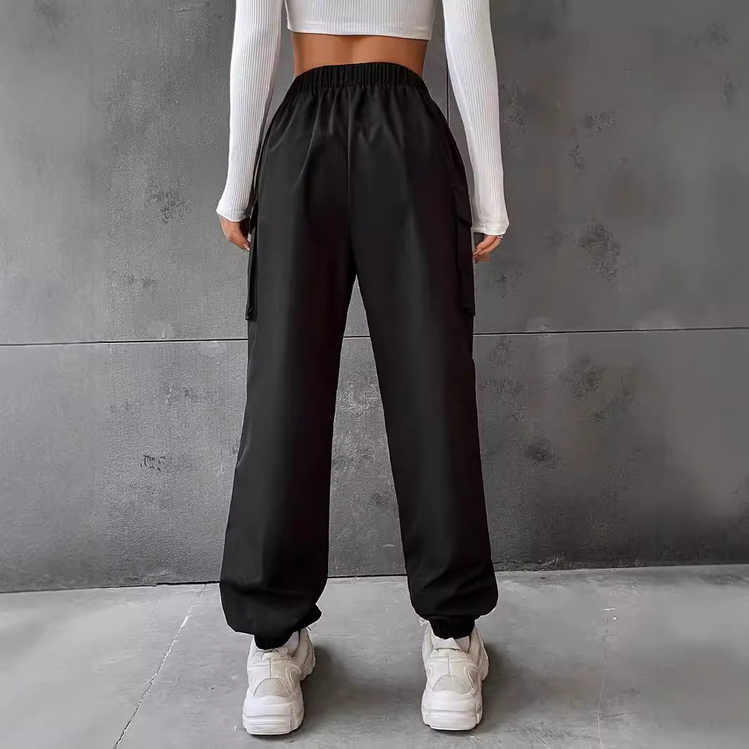 Damen Cargo-Hose mit elastischem Bund und praktischen Taschen Drune