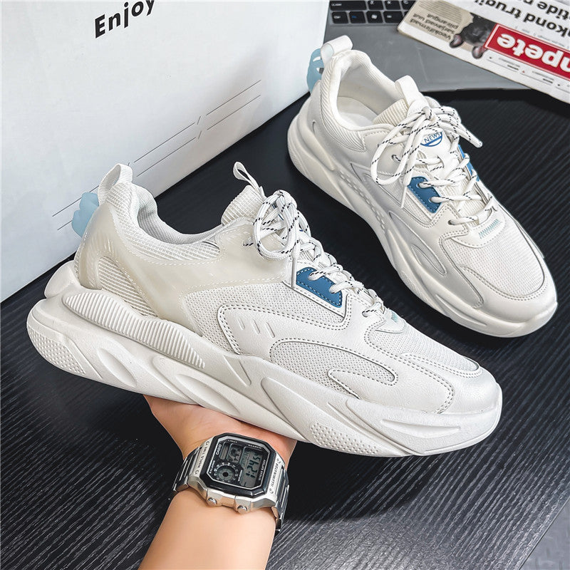 Herren Moderne Chunky-Sneaker mit atmungsaktivem Strickoberteil, gepolsterter Komfortsohle und rutschfester Profil-Laufsohle Drune