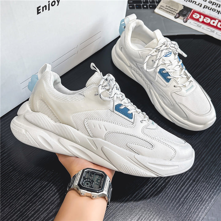 Herren Moderne Chunky-Sneaker mit atmungsaktivem Strickoberteil, gepolsterter Komfortsohle und rutschfester Profil-Laufsohle Drune