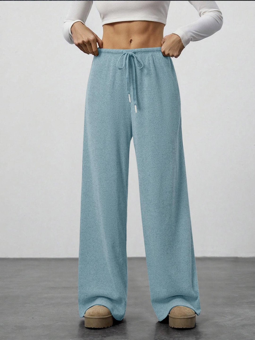 Damen weite Strickhose Drune