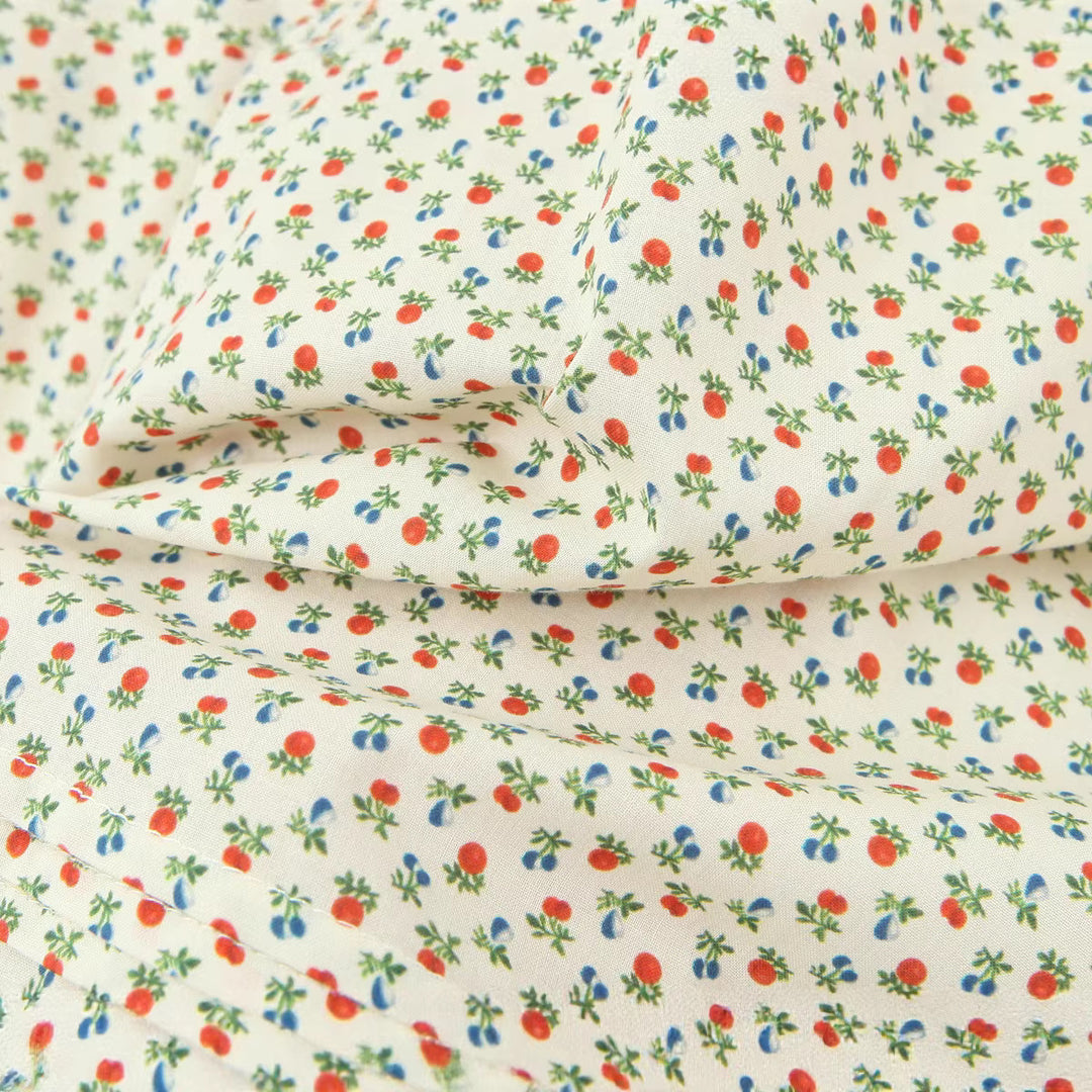 Damen Kurzes Schößchenkleid mit U‑Ausschnitt, Puffärmeln und Zierschleife Drune