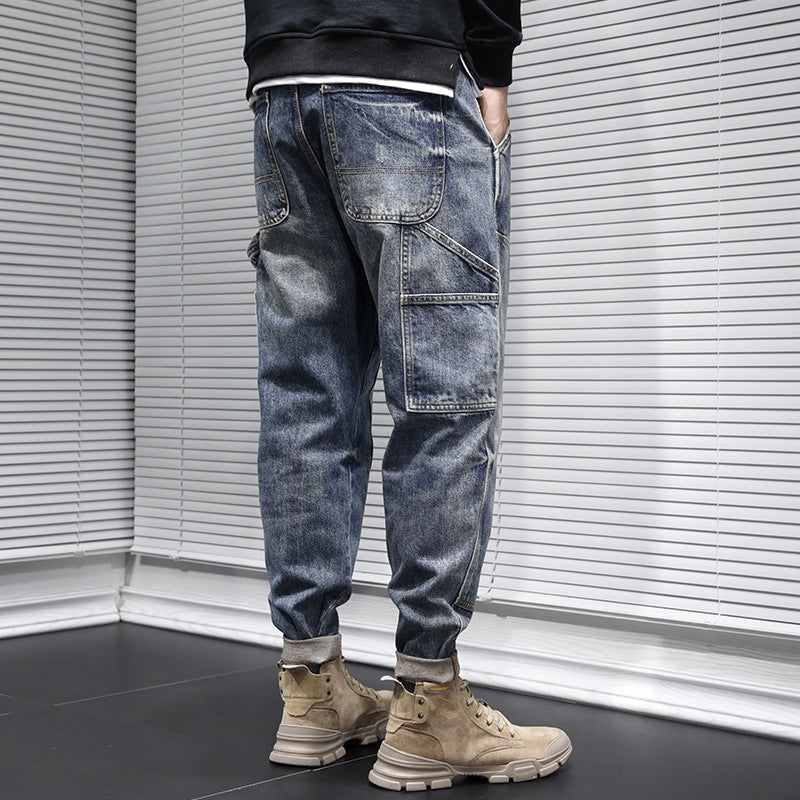 Herren Lässige Cargo-Jeans mit innovativem Design Drune