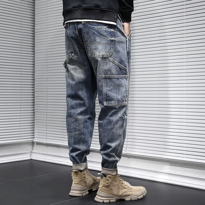 Herren Lässige Cargo-Jeans mit innovativem Design Drune
