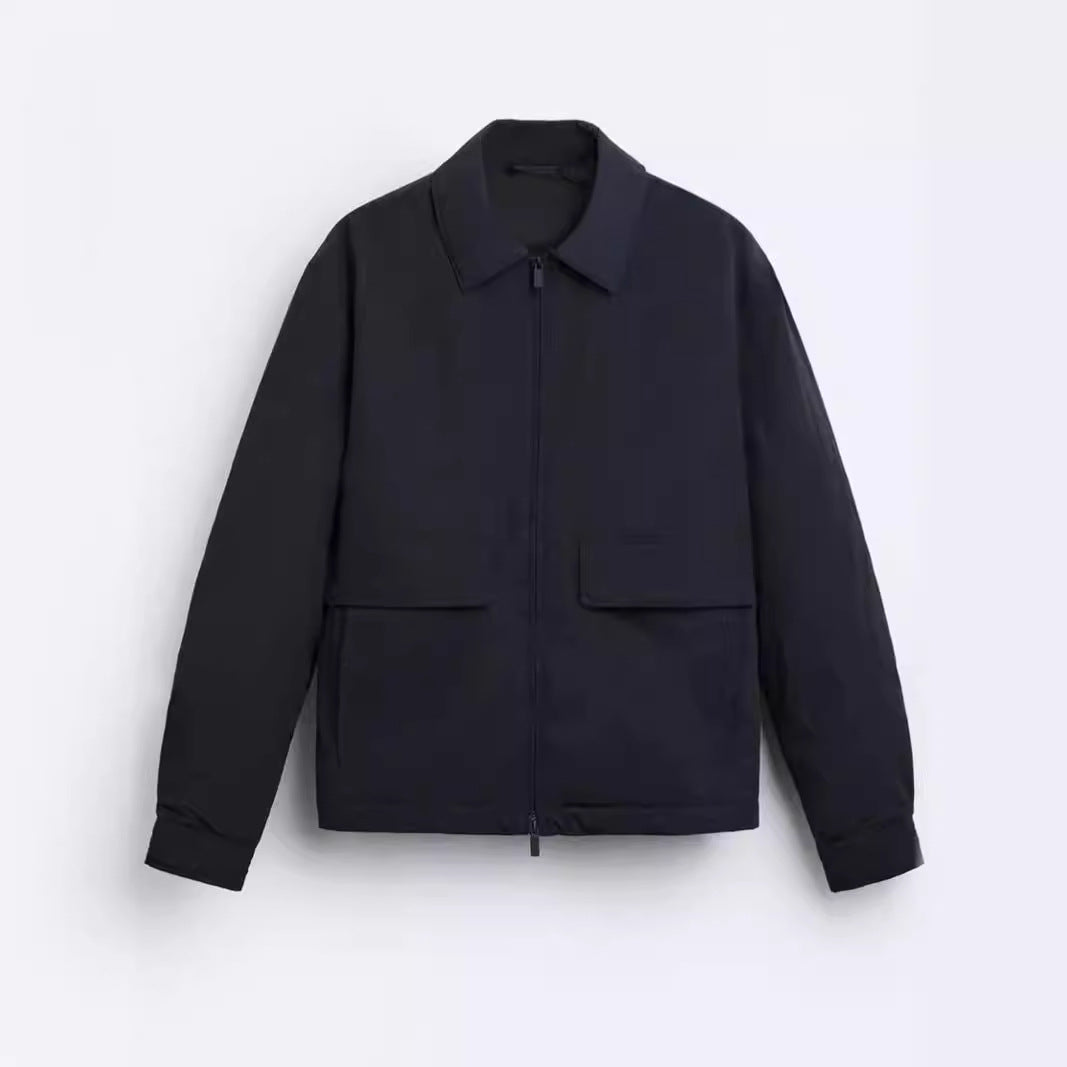 Herren lässige Jacke mit praktischen Taschen und modernem Schnitt Drune