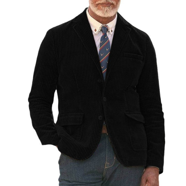 Herren cordjacke mit aufgesetzten Taschen und modernem Schnitt Drune