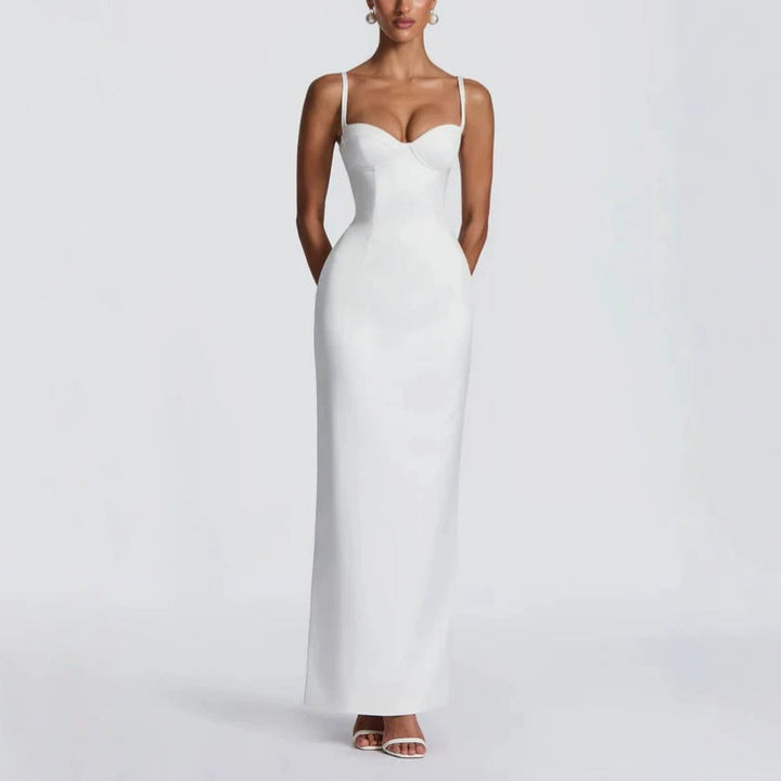 Damen Elegantes Ballkleid mit figurformendem Design Drune