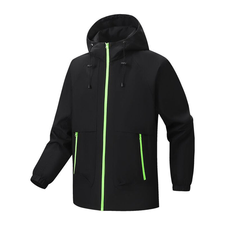 Herren Leichte Outdoor Jacke mit Kapuze Drune