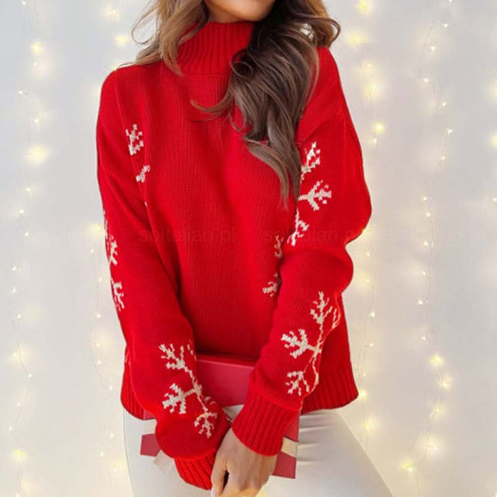 Drune | Weihnachtlicher Strickpullover Mit Fröhlichem Motiv