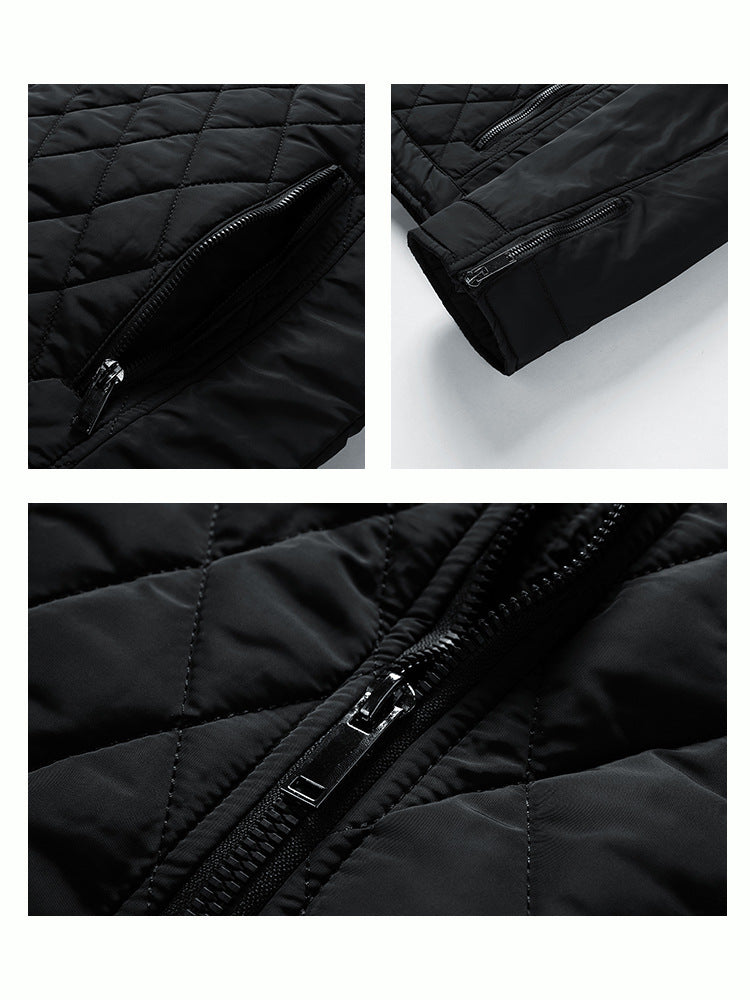 Herren Steppjacke mit Thermofutter und Stehkragen Drune