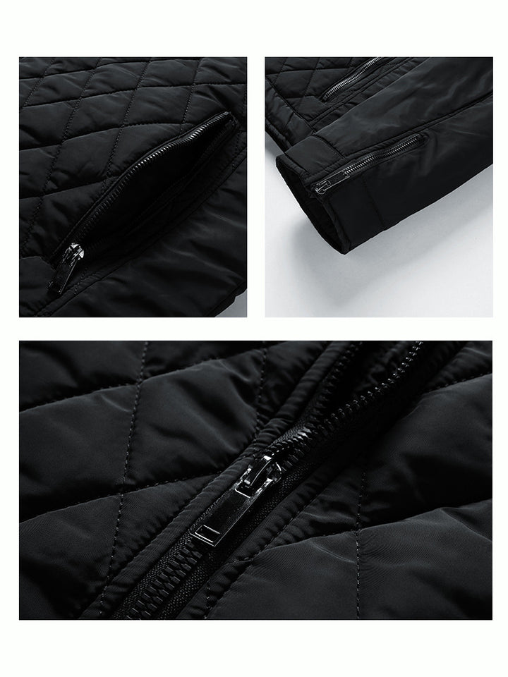 Herren Steppjacke mit Thermofutter und Stehkragen Drune