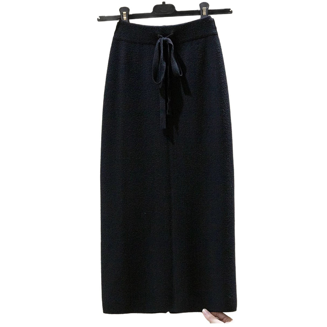 Damen Langer, elastischer Maxirock mit Bundtiefe Drune