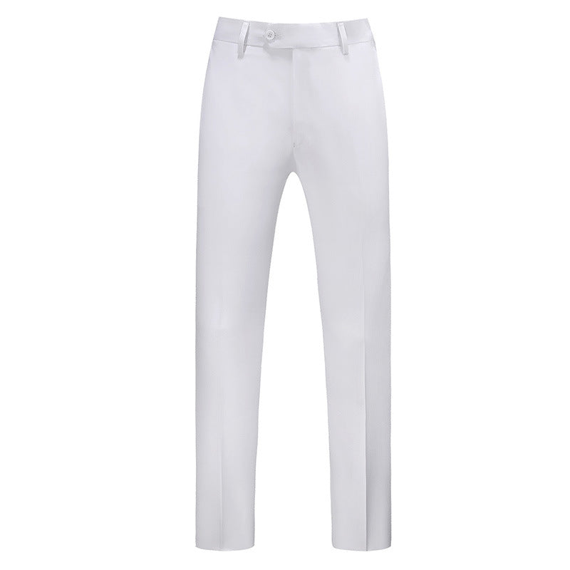 Herren nan schlanke Premium-Bügelfaltenhose mit Stretchbund und knitterarmem Gewebe Drune