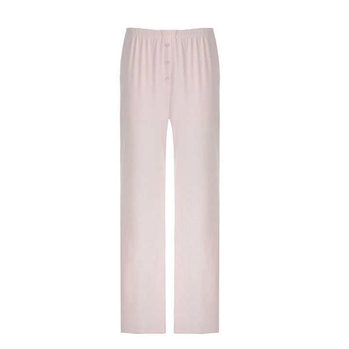 Damen Langarm-Crop-Top mit Knopfleiste und weichem Material Drune