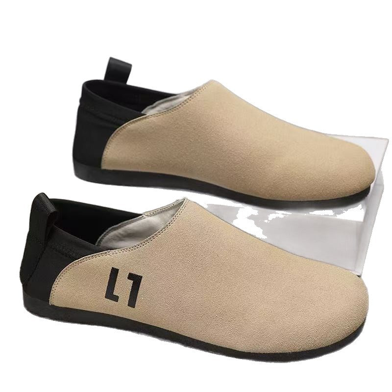 Herren Leichter Slip-On-Freizeitschuh mit elastischem Fersenriegel und flexibler Gummilaufsohle Drune