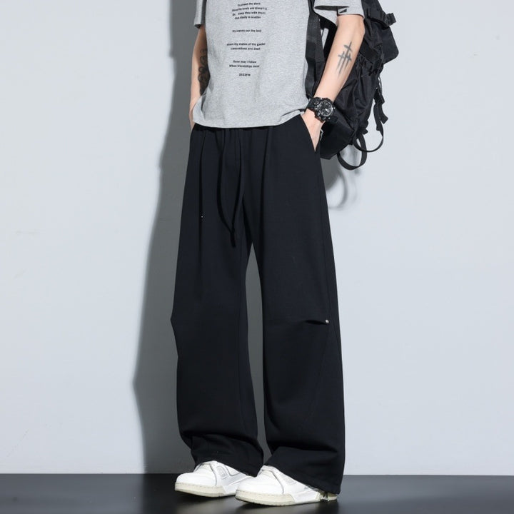 Damen Weite Lagen-Loungehose mit Cargo-Details & elastischem Tunnelzug Drune